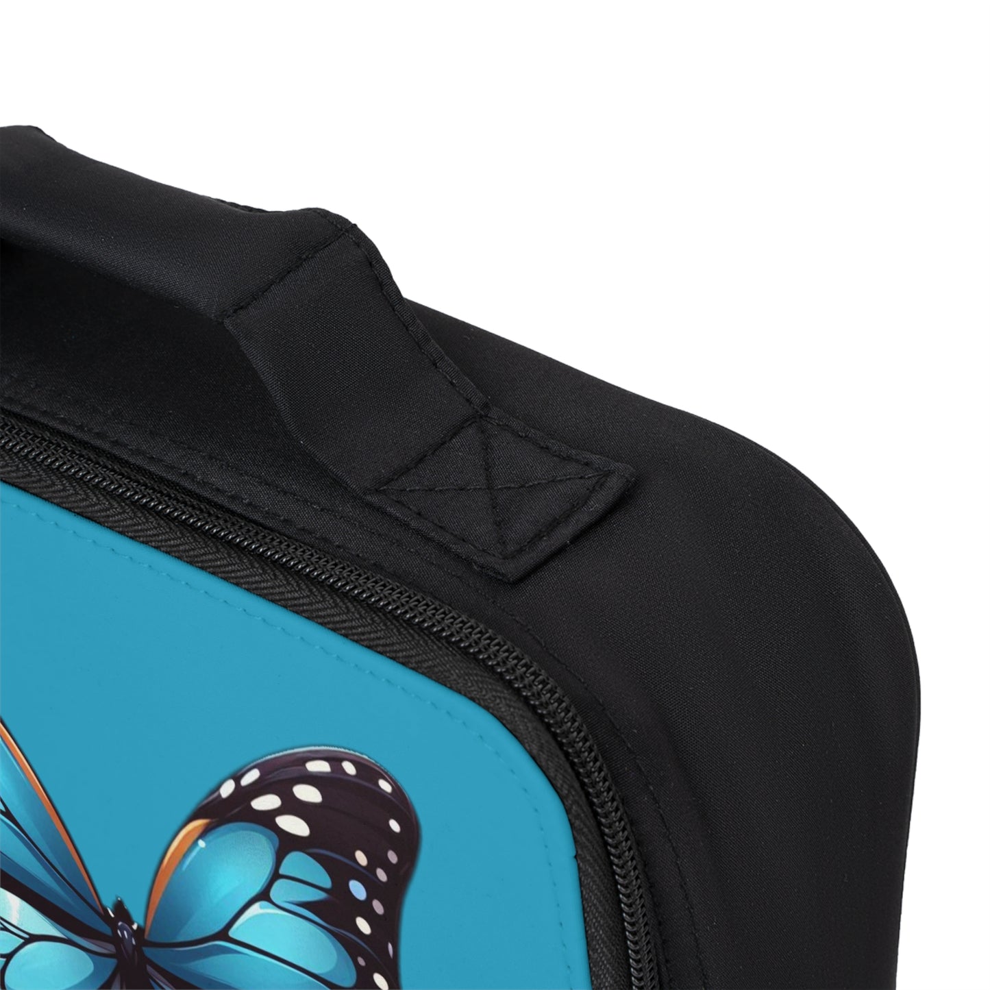 Lunch Bag -Turquoise Butterfly