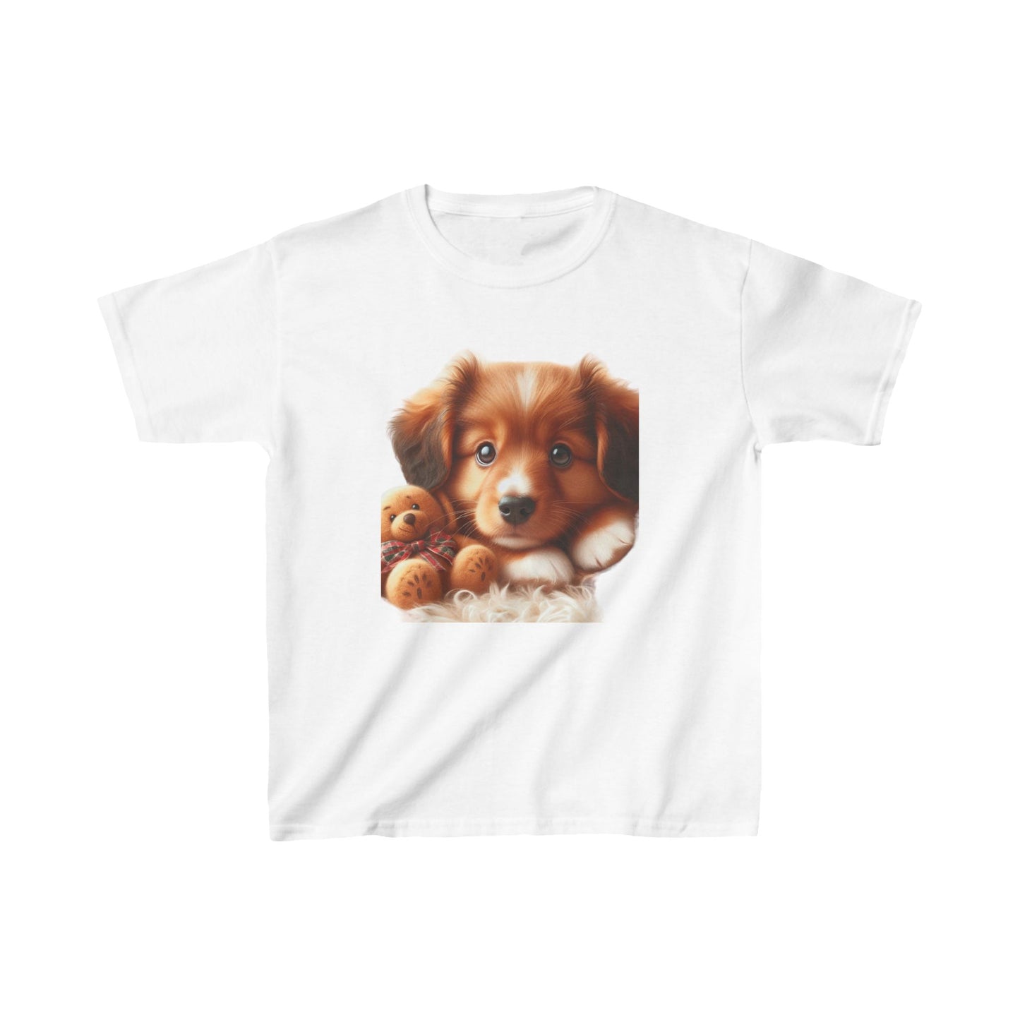 Kids Heavy Cotton™ Tee -Puppy