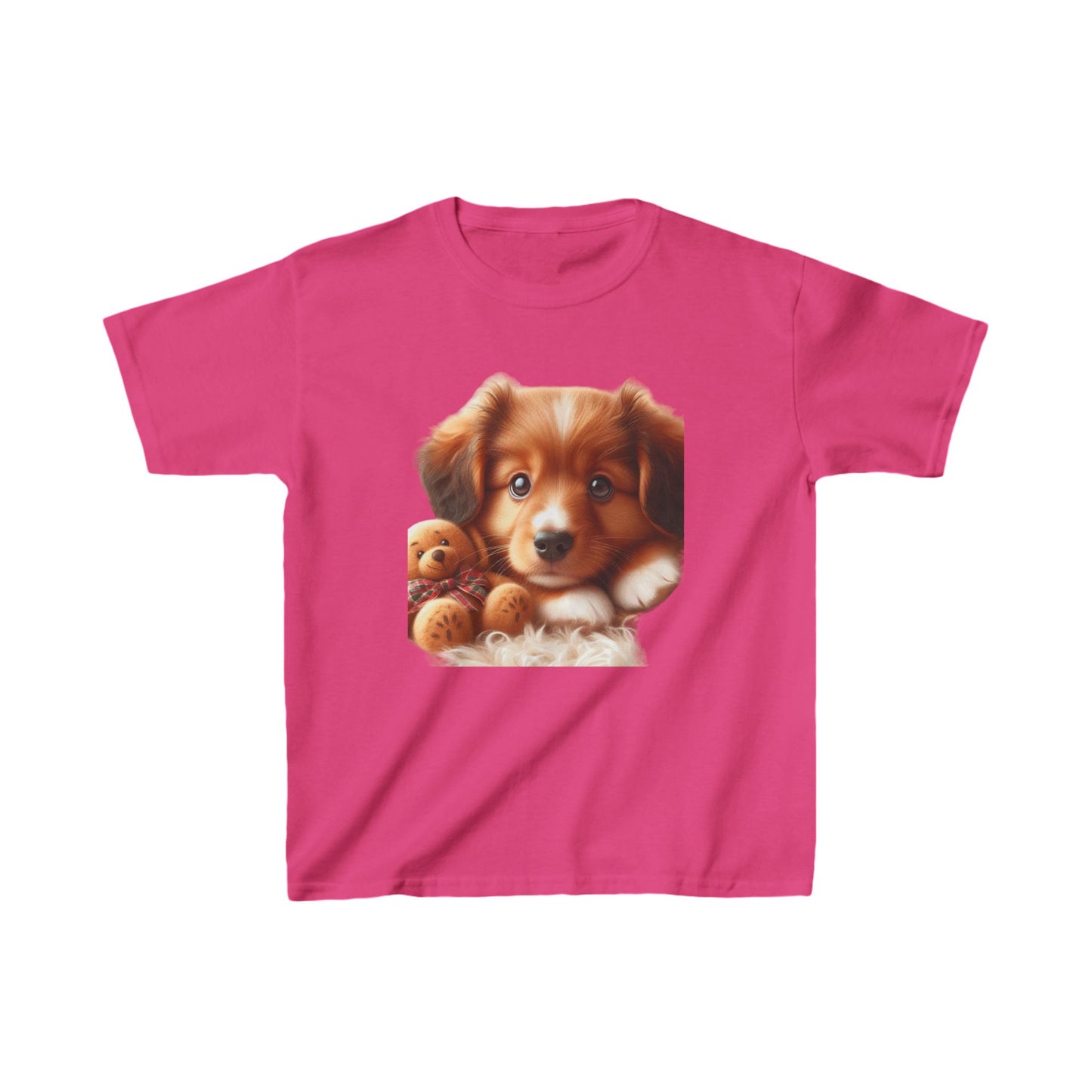 Kids Heavy Cotton™ Tee -Puppy