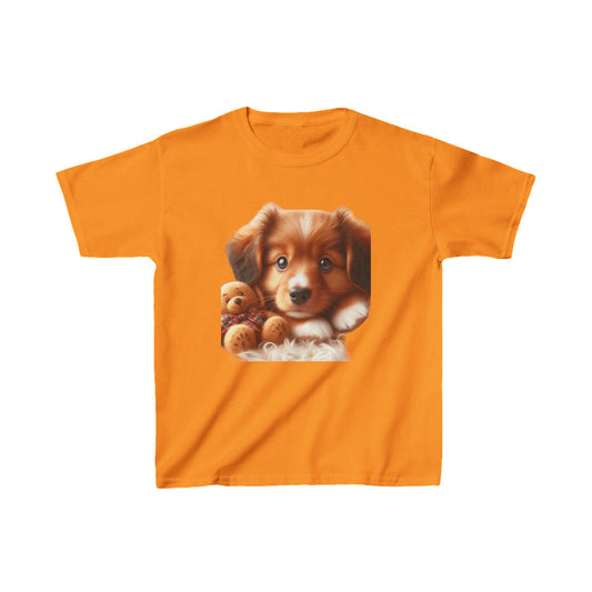 Kids Heavy Cotton™ Tee -Puppy