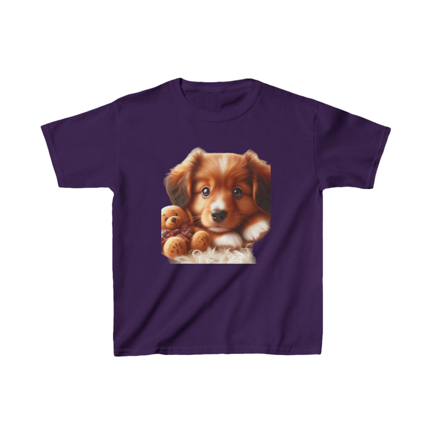 Kids Heavy Cotton™ Tee -Puppy