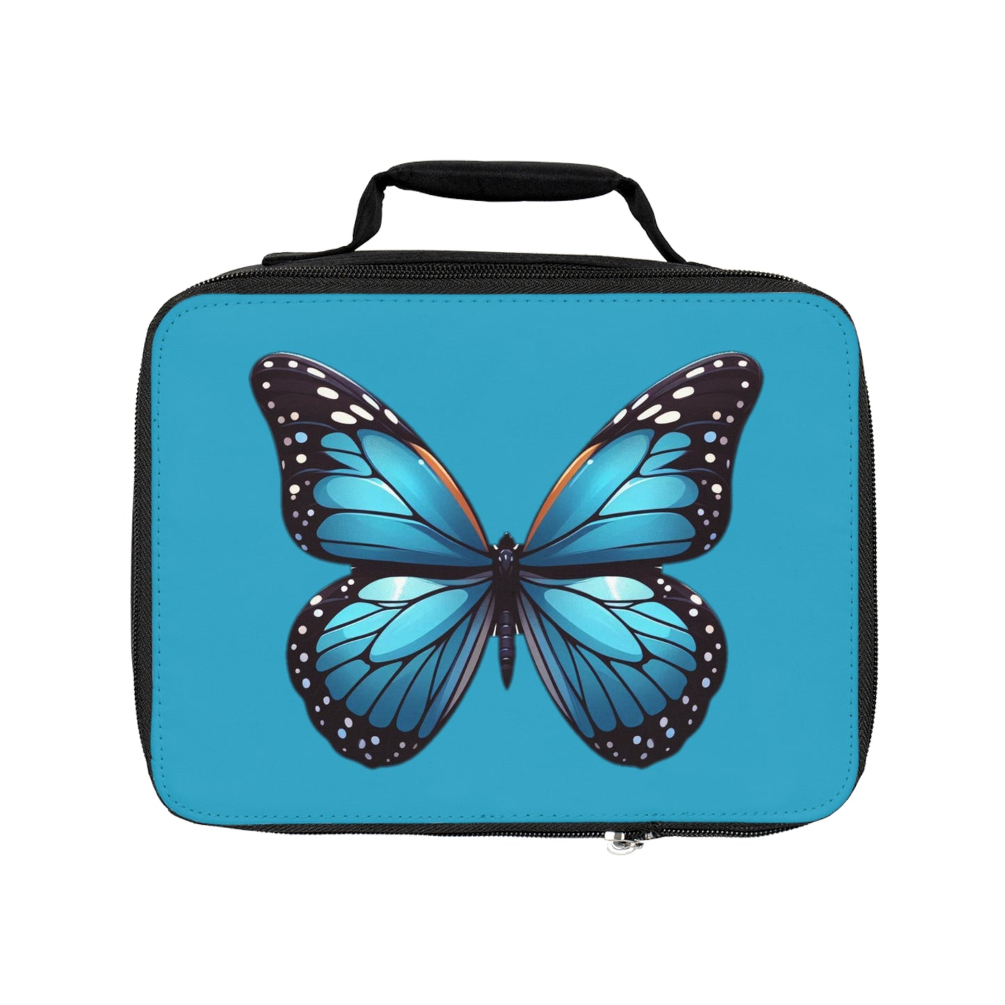 Lunch Bag -Turquoise Butterfly